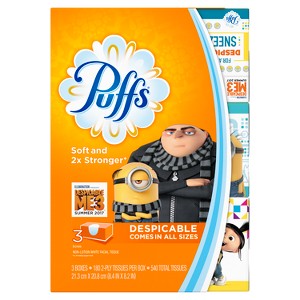 Puffs Everyday 3 Pk Facial Tissue
