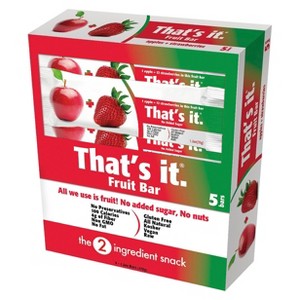 That's it. fruit bars