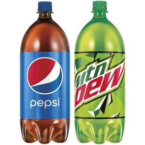 Pepsi, Mtn Dew, Mist TWST 2Ltrs