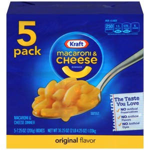 Kraft 5 Pack Original Mac & Cheese