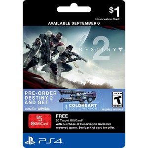 Destiny 2 Pre-Sell Cards