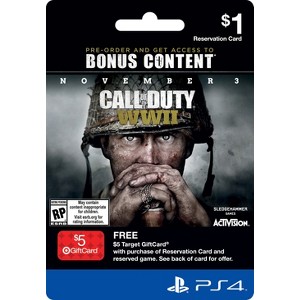 Call of Duty: WW2 Pre-Sell Cards