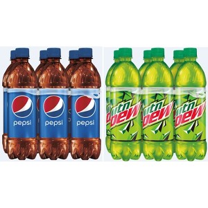 Pepsi 6pk Bottles