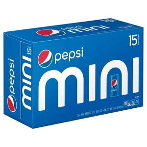 Pepsi & Mtn Dew Mini Can 15 pks