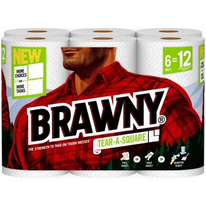 Brawny Tear-A-Square Paper Towels
