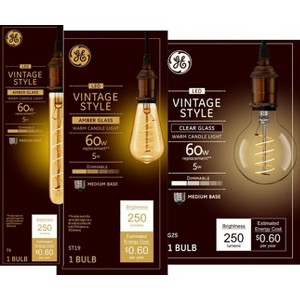 GE Vintage Light Bulbs