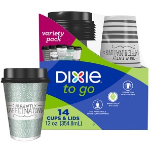 Dixie To Go Hot Cups & Lids