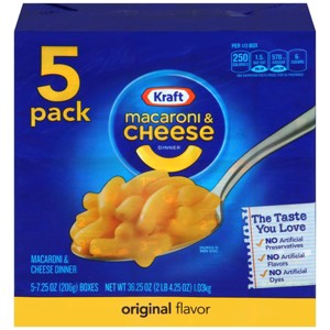Kraft 5 Pack Original Mac & Cheese