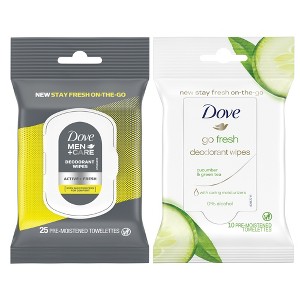 Dove & Dove Men Deodorant Wipes