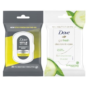 Dove & Dove Men Deodorant Wipes