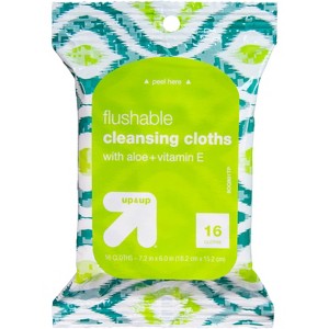 up & up Flushable Wipes
