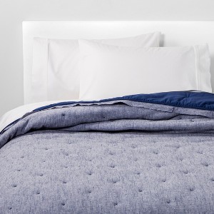 Threshold Blue Chambray Quilt
