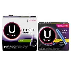 U by Kotex Tampons