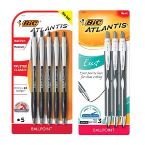 BIC Atlantis Ballpoint Pens