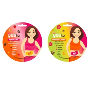 NEW Yes To Belly Up Paper Masks
