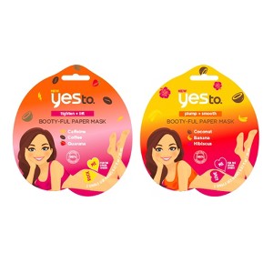 NEW Yes To Booty-Ful Paper Masks